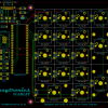 A KiCad PCB design image for the Scarlet Numpad